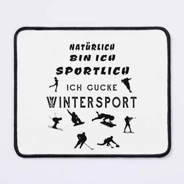 Item preview, Of Course I'm Sporty I Watch Winter Sports designed and sold by Tig3rE.