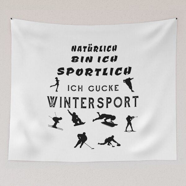Item preview, Of Course I'm Sporty I Watch Winter Sports designed and sold by Tig3rE.