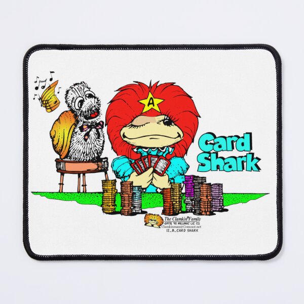 Item preview, Card Shark Clamkin Cartoon featuring Alpha and Escargo- Winning designed and sold by Bruce Ingrassia.