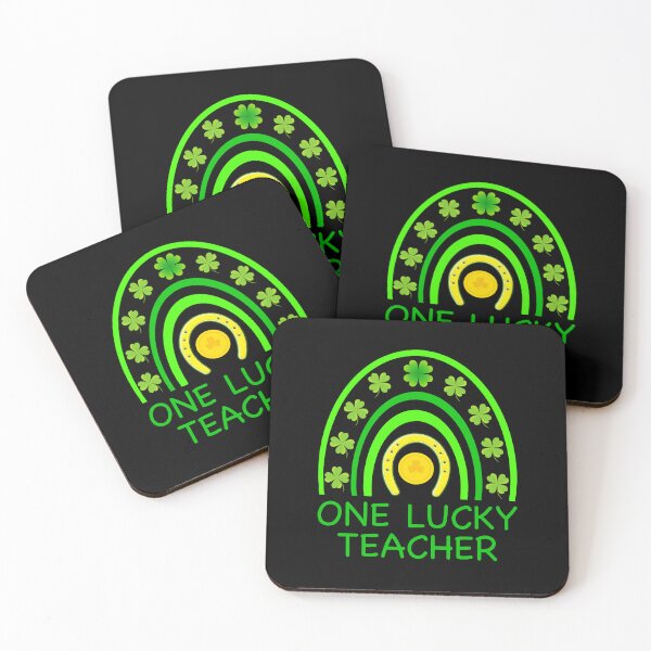 Item preview, One Lucky Teacher St. Patrick's Rainbow designed and sold by ACC .