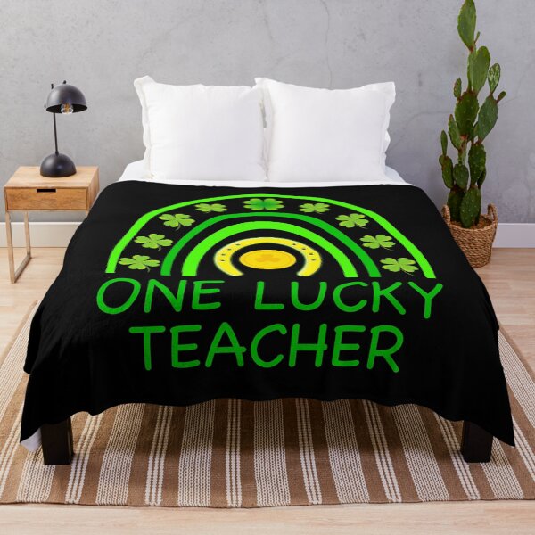 Item preview, One Lucky Teacher St. Patrick's Rainbow designed and sold by ACC .