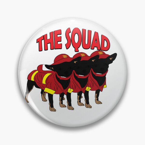 Item preview, The squad firefighter pug/ dog artistic design designed and sold by SamRVstore.