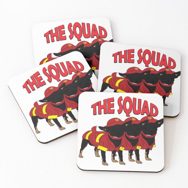 Item preview, The squad firefighter pug/ dog artistic design designed and sold by SamRVstore.