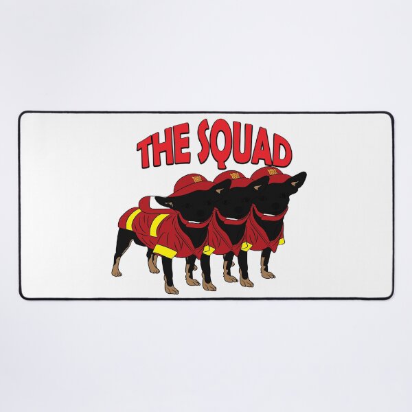 Item preview, The squad firefighter pug/ dog artistic design designed and sold by SamRVstore.
