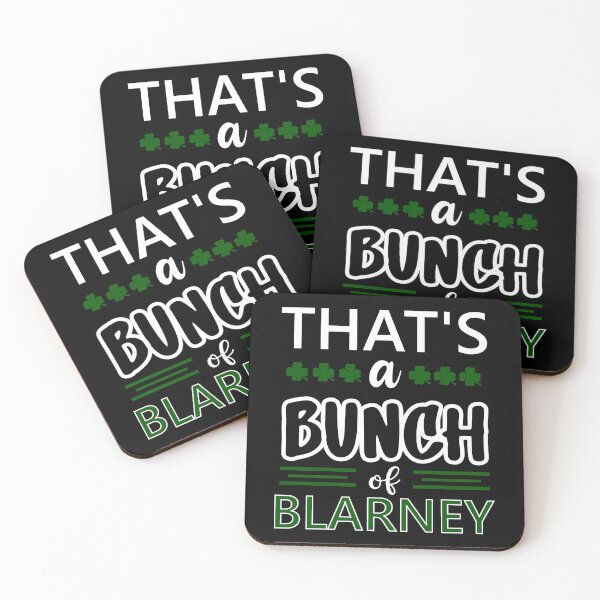 Aperçu de l'œuvre C'EST UN TAS DE BLARNEY ! DRÔLE DE LA SAINT-PATRICK créée et vendue par OverbeeDesigns.