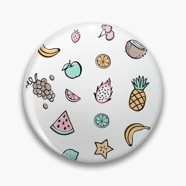 Item preview, Cute tropical fruits pattern designed and sold by ProfiTrollka.