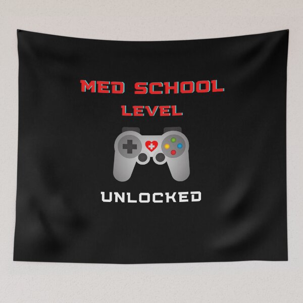 Item preview, Med School Level Unlocked designed and sold by NerdyFancies.