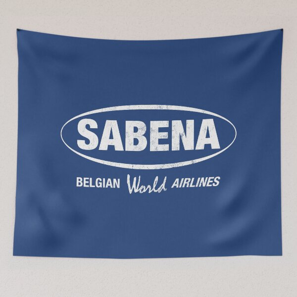 Item preview, Sabena Belgian World Airlines Vintage Logo designed and sold by Mitch-Angelo.