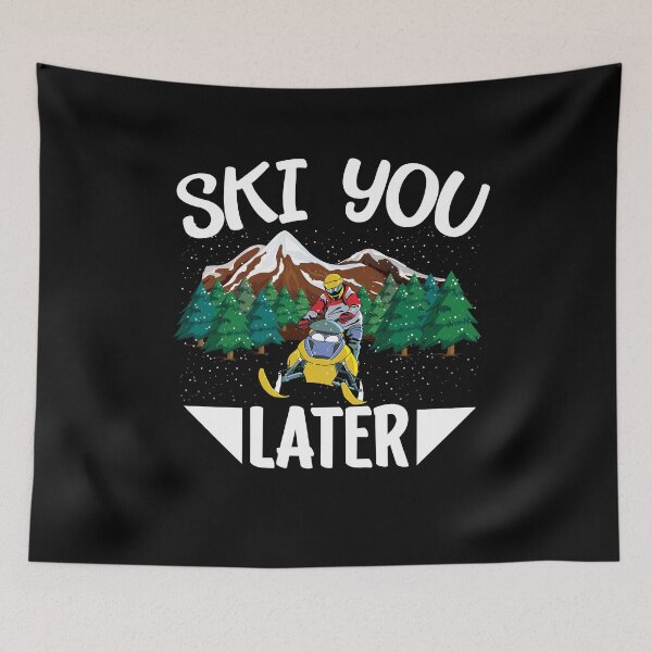 Item preview, Ski You Later Winter Sport Piste Skier designed and sold by Tig3rE.