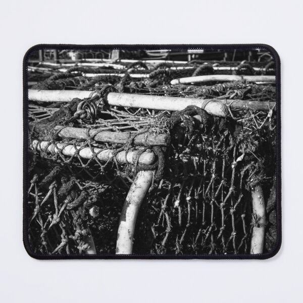 Item preview, Monochrome Lobster Pots Photograph designed and sold by RedartDesign.
