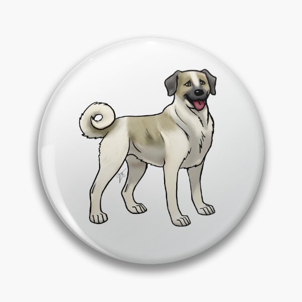 Item preview, Dog - Anatolian Shepherd Fawn and White designed and sold by Jennifer Stolzer.