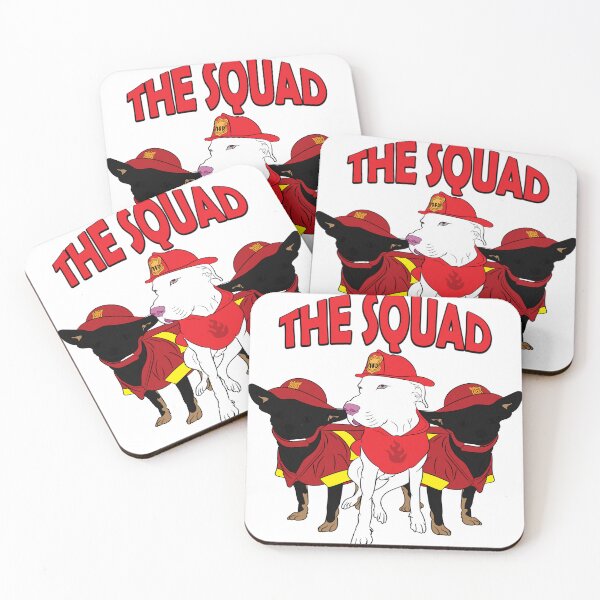Item preview,  The squad firefighter pug/ dog artistic design designed and sold by SamRVstore.