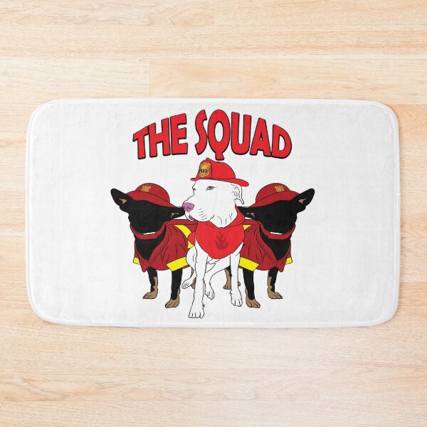 Item preview,  The squad firefighter pug/ dog artistic design designed and sold by SamRVstore.