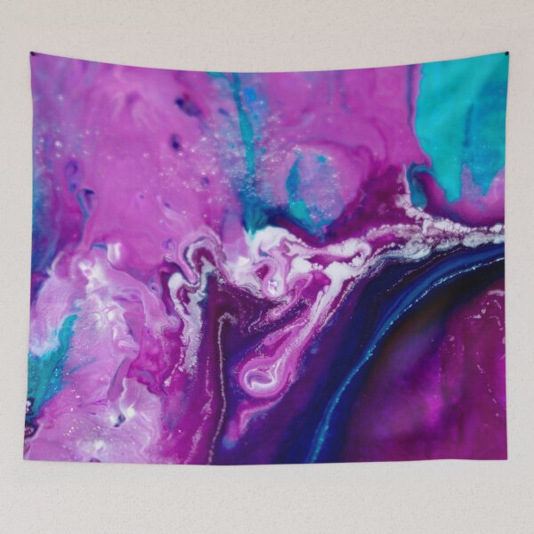 Item preview, Purple & Blue Watercolor Print, Purple Watercolor Print, Abstract Art designed and sold by PinHookPrincess.