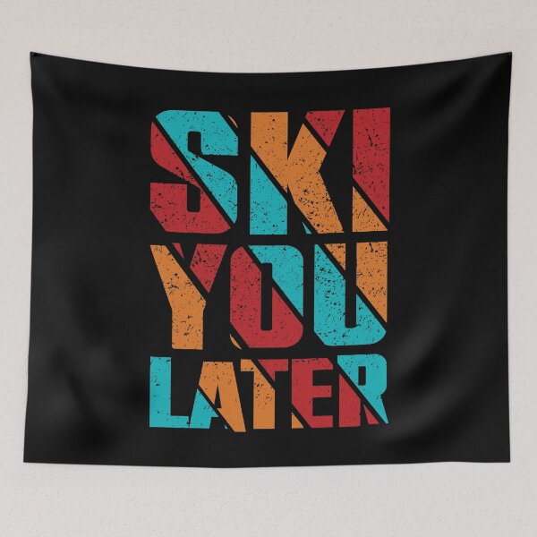 Item preview, Ski You Later Winter Sport Piste Skier designed and sold by Tig3rE.