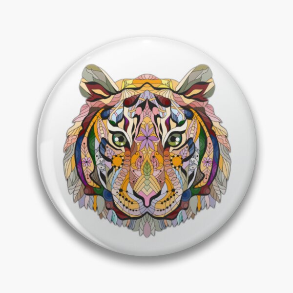 Item preview, graphic tiger new lunar year T-shirt clor tiger and stickers tiger designed and sold by godahassan.