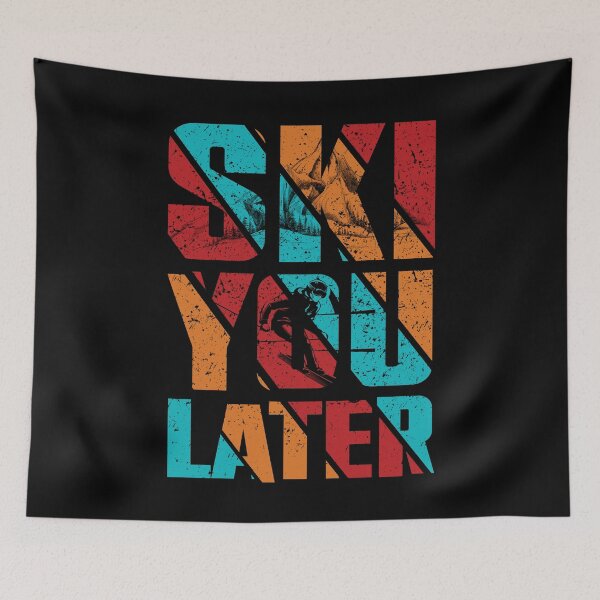 Item preview, Ski You Later Winter Sport Piste Skier designed and sold by Tig3rE.