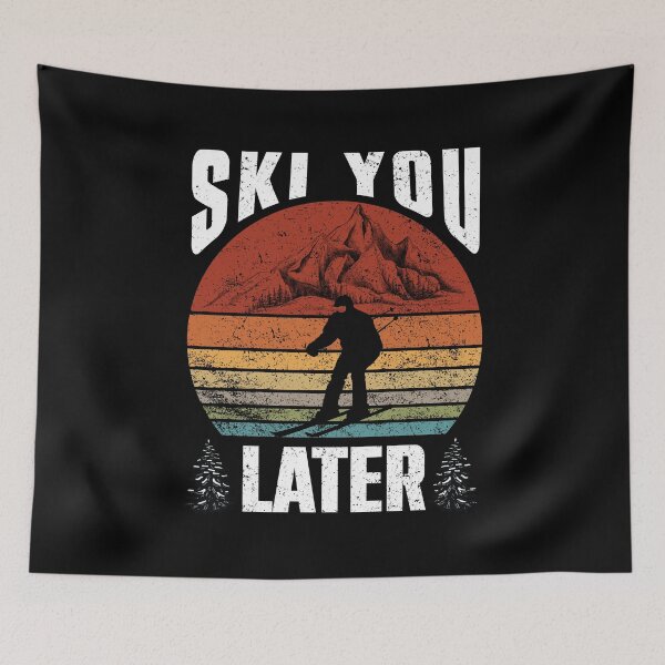 Item preview, Ski You Later Winter Sport Piste Skier designed and sold by Tig3rE.