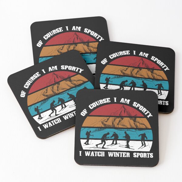 Item preview, Of Course I'm Sporty I Watch Winter Sports designed and sold by Tig3rE.