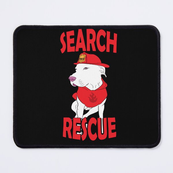 Item preview,  Search and rescue firefighter pug/ dog artistic design designed and sold by SamRVstore.