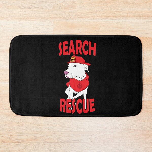 Item preview,  Search and rescue firefighter pug/ dog artistic design designed and sold by SamRVstore.