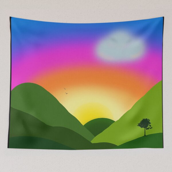 Item preview, Sunset hills designed and sold by Abigail Brown.