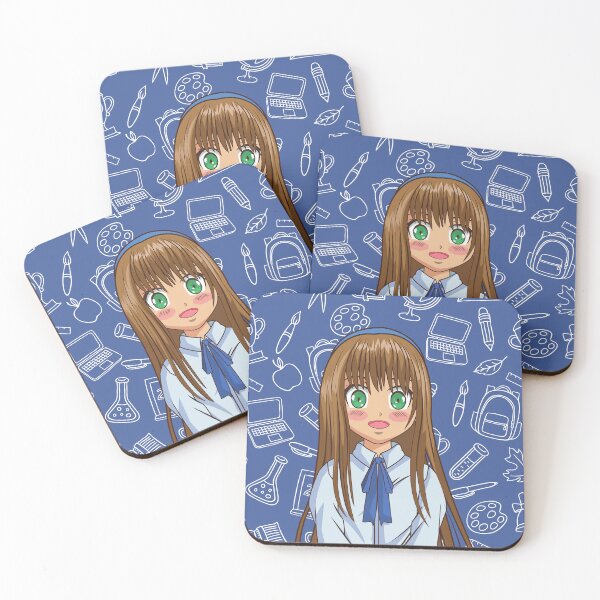 Item preview, Anime School Girl designed and sold by Muhashii Mu.