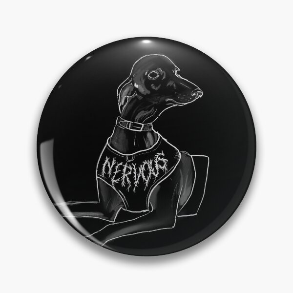Item preview, Nervous dog metal shirt designed and sold by BegbiesShop.