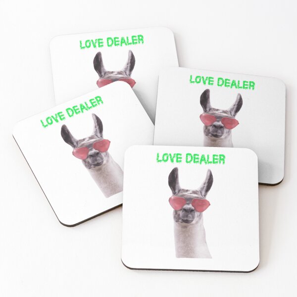 Item preview, Love Dealer Cute cool lama designed and sold by Teo13.