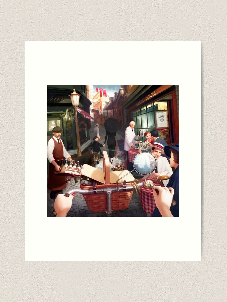 Thumbnail 1 of 3, Art Print, Rue The Day by Jeff Lee Johnson designed and sold by pmoss313.