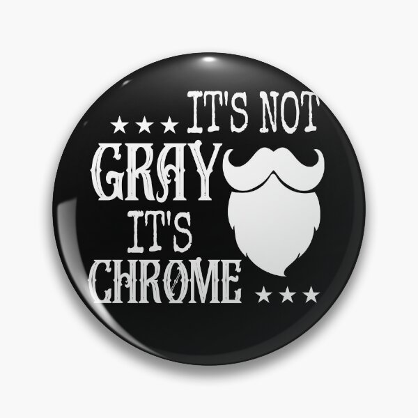 Item preview, it's not gray it's chrome beard vintage memes  designed and sold by Amirebdesign.
