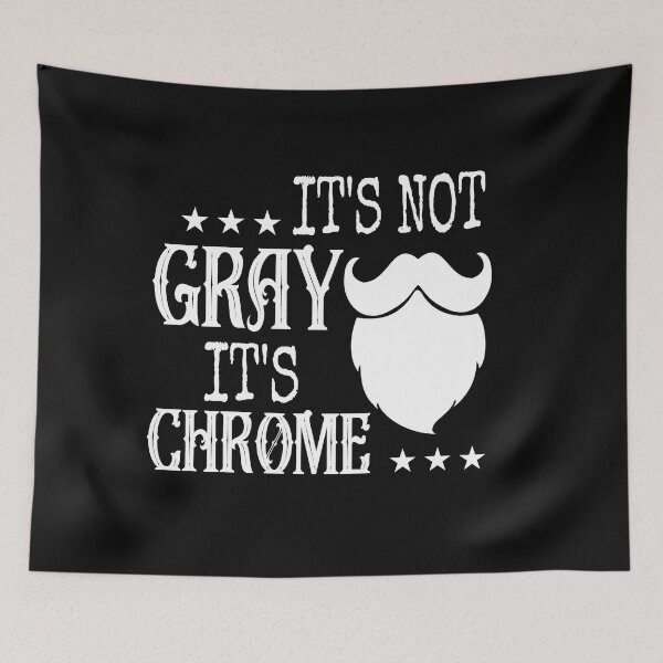 Item preview, it's not gray it's chrome beard vintage memes  designed and sold by Amirebdesign.