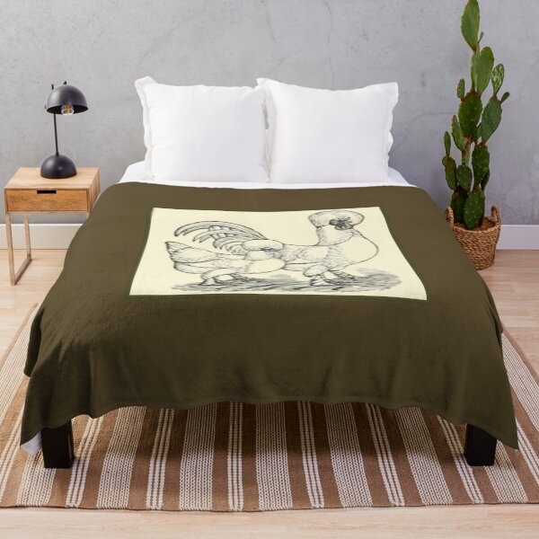 Item preview, Vintage Sultan Chickens - 1800's Print designed and sold by MountMercantile.