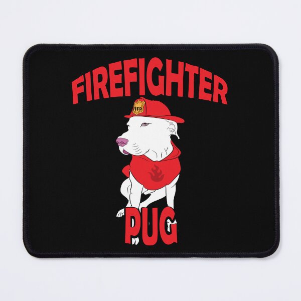 Item preview, Firefighter pug/ dog artistic design designed and sold by SamRVstore.