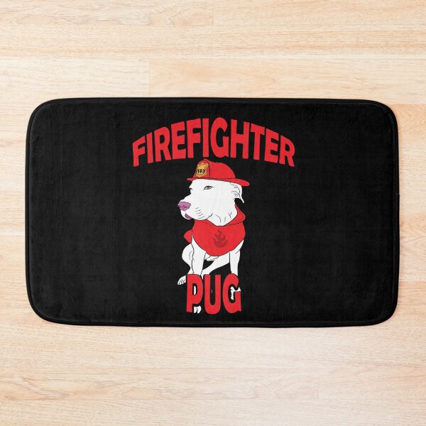 Item preview, Firefighter pug/ dog artistic design designed and sold by SamRVstore.