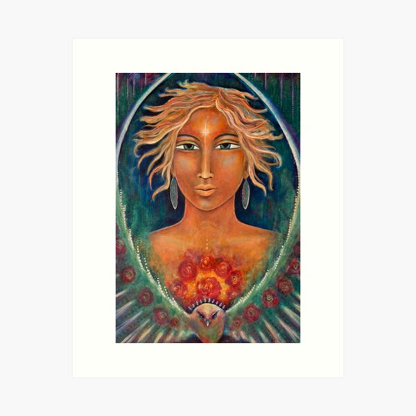 Item preview, She Who Leads with Her Heart designed and sold by Margaret Trost.