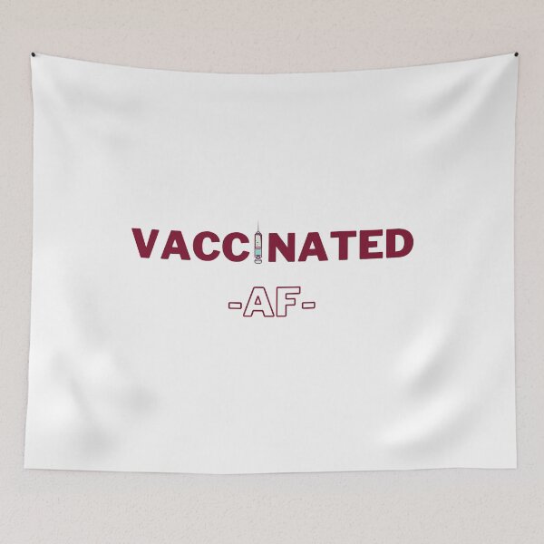 Item preview, Vaccinated AF designed and sold by NerdyFancies.