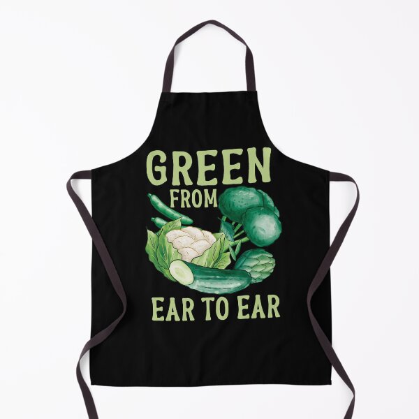 Artikelvorschau, Green From Ear To Ear Vegan Sprüche Gesund Essen entworfen und verkauft von Tig3rE.