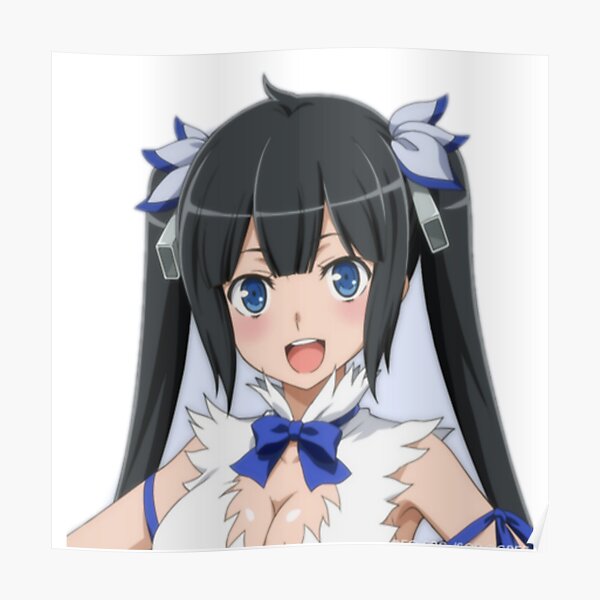 Hestia Waifu Danmachi Poster By Mrpiepia Redbubble 8240