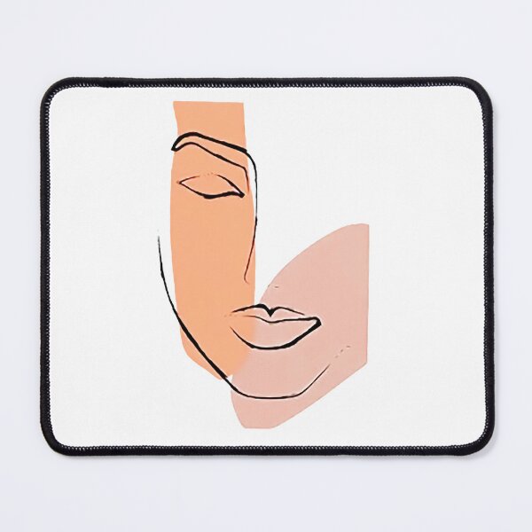 Item preview, Abstract Face One Line Art Girl Face Line Women Christmas Lights Happy Holiday Gift Premium Apparel Funny Holiday Xmas designed and sold by DesignByHeartUK.