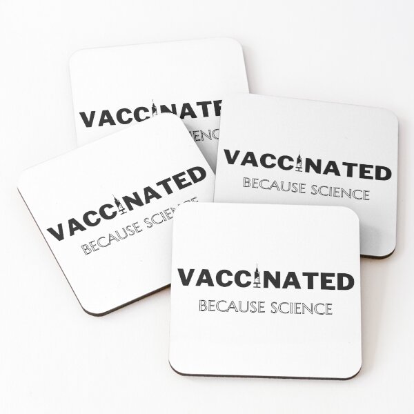 Item preview, Vaccinated Because Science designed and sold by NerdyFancies.