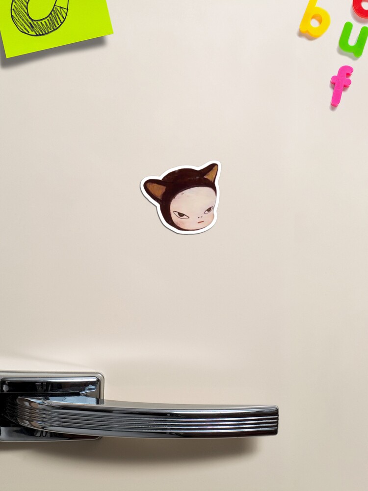 Thumbnail 1 of 3, Magnet, Yoshitomo Nara sticker designed and sold by 13070320.