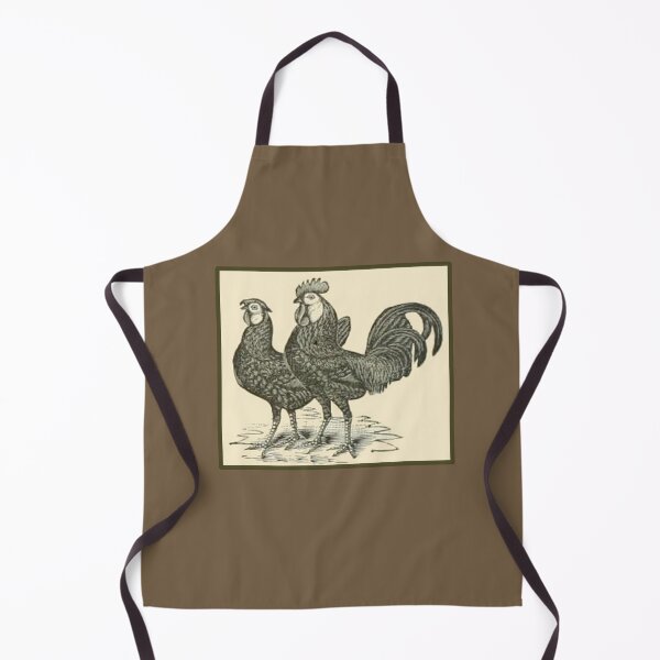 Item preview, Vintage Black Spanish Chickens - 1800's Print designed and sold by MountMercantile.