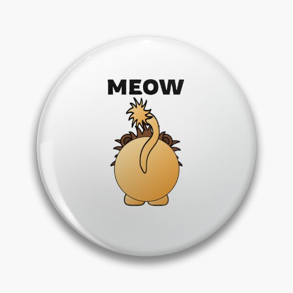 Item preview, Funny lion showing his back-meow designed and sold by Teo13.