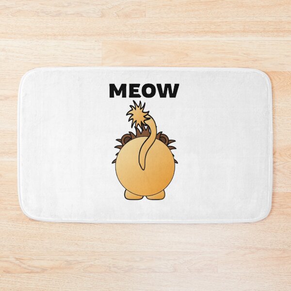 Item preview, Funny lion showing his back-meow designed and sold by Teo13.