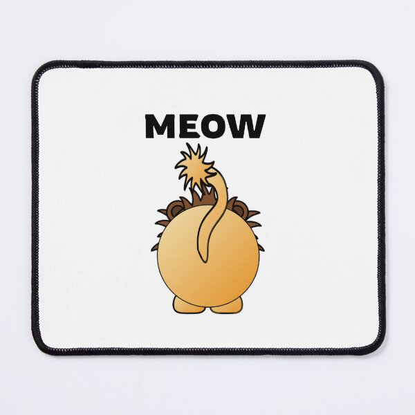 Item preview, Funny lion showing his back-meow designed and sold by Teo13.