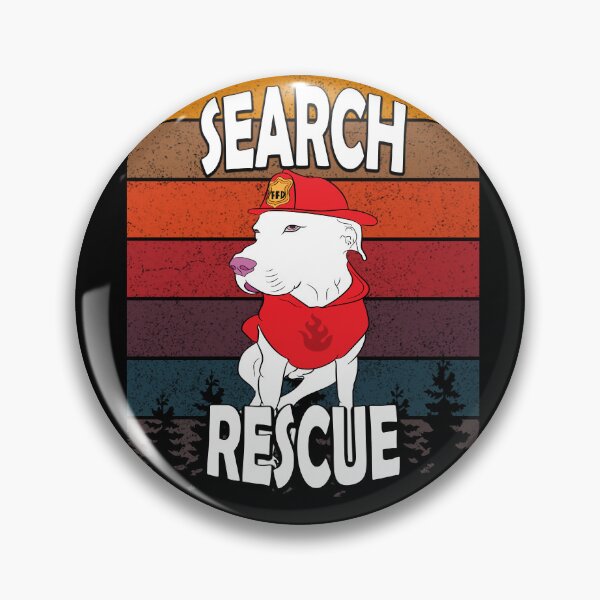 Item preview, Search and rescue pug/ dog artistic retro sunset/distressed design designed and sold by SamRVstore.