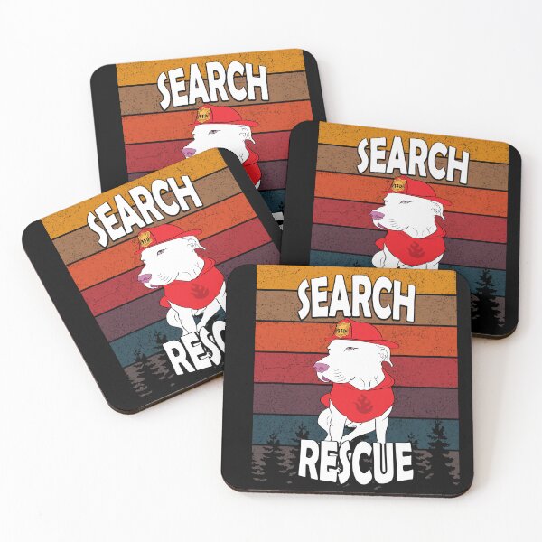 Item preview, Search and rescue pug/ dog artistic retro sunset/distressed design designed and sold by SamRVstore.