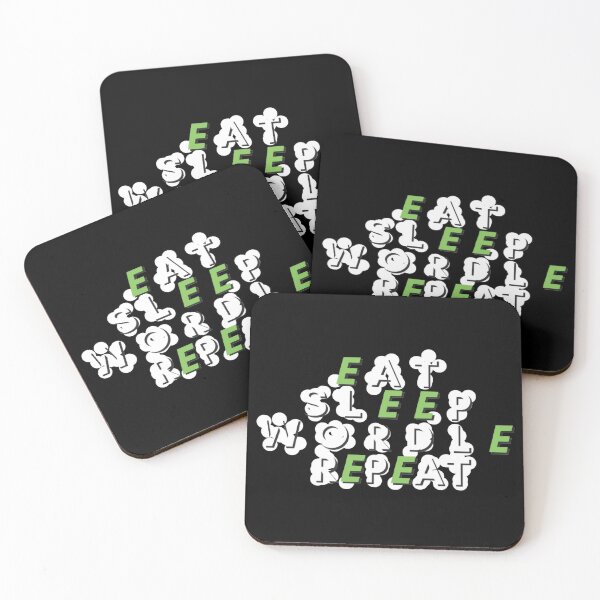 Item preview, Eat Sleep Wordle Repeat  designed and sold by Positive Mindzet!.