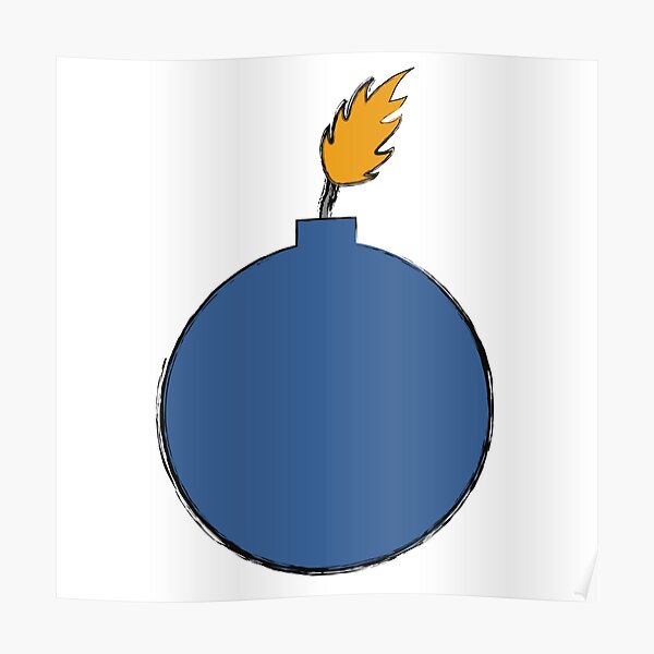 bomb-emoji-graphics-emoji-poster-by-kunducreation-redbubble